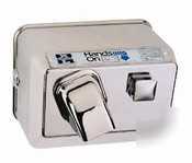 Push button hand dryer - chrome plated - 76-c
