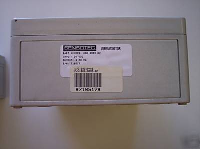 Sensotec #060-6883-02 dual vibramonitor model VM2 R2/S4