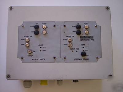 Sensotec #060-6883-02 dual vibramonitor model VM2 R2/S4