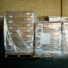 Shoplet select 2 mil clear pallet covers 51 x 49 x 85