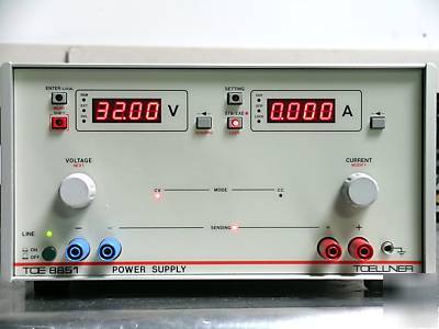 Toe 8851-32 toellner single output power supply 32V/10A