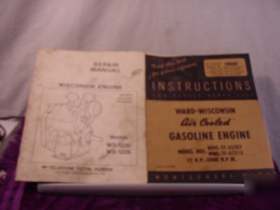 Ward-wisconsin air cool gas engine repair manual mm-252