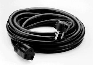 Mig machine extension cord 8/3 with ends 25', 250V