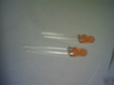Led diffused orange 5MM (10 pcs.) 
