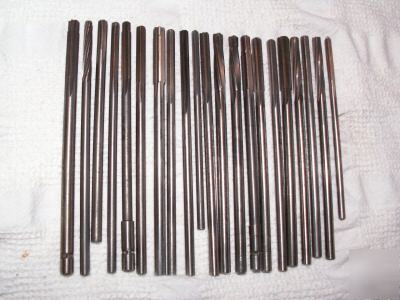 21 machinist tool cutting bits -reamers from .190-.3438