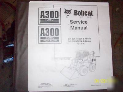 Bobcat service manual A300 turbo and high flow