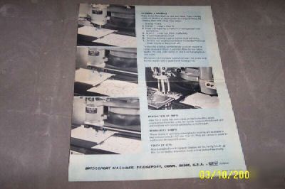 Bridgeport scribe-master attachment mill milling wow 