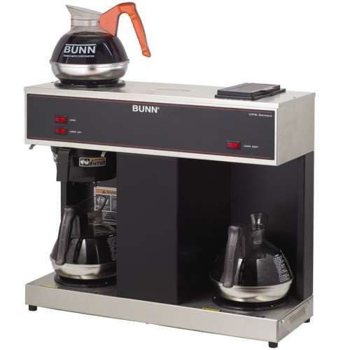 Bunn commercial 12 cup coffee maker brewer w/ 3 warmers