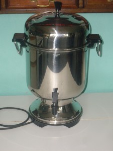 Burco electric water heater/tea urn 9 litre capacity.
