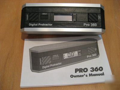 Digital protractor - inclinometer - level - pro 360