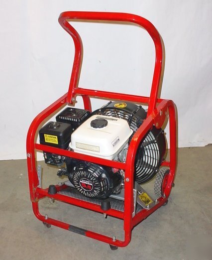 Honda gas pwr turbo ventilator 5.5 hp mobile fan blower