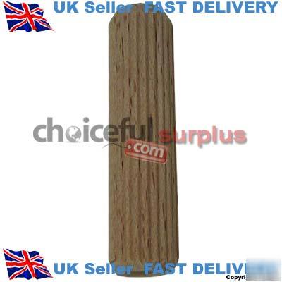 New brand 10MM x 40MM hard wooden dowels pack of 50