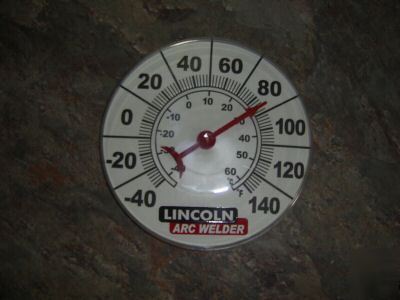 New lincoln arc welders wall thermometer, brand 