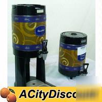 Used fetco coffee urn dispensers & 1 stand