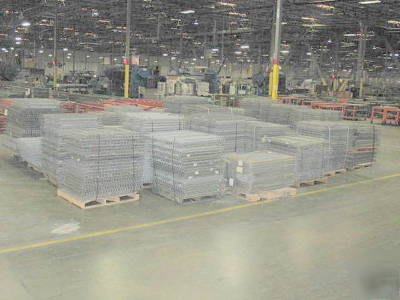 Used pallet racking/beams/wire decking interlake style