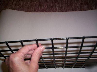 Welded wire FENCE1.5 x 1.5, 10.5G, pvc blk, 57
