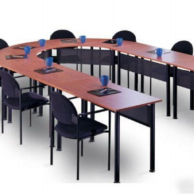 U shaped conference table office meeting training room 