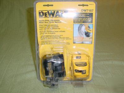 New dewalt DW7187 adjustable laser miter saw system h d