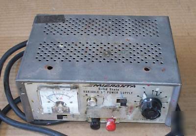  micronta solid state variable dc power supply m-6