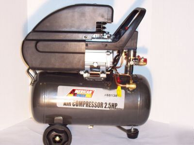 6 gallons air compressor & hvlp spray gun & hose kit