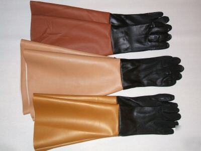6X24 sandblast cabinet sand blast blaster gloves
