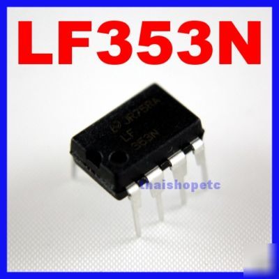 10 pcs. LF353N LF353 jfet-input dual op-amp