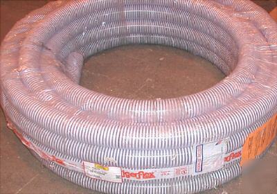 100' tigerflex H250 pvc plastic helix reinforced hose 