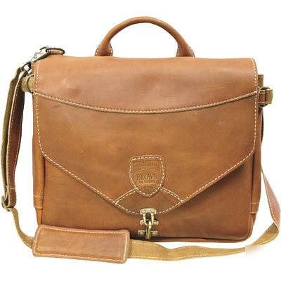 Brown bag company alpine messenger bag