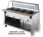 Hot food buffet, electric - 46''l - E303-25PG