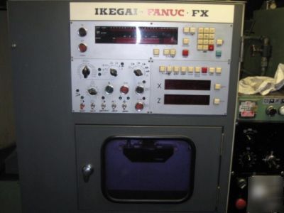 Ikegai FX25N fx-25N cnc lathe w/chuck & fanuc control