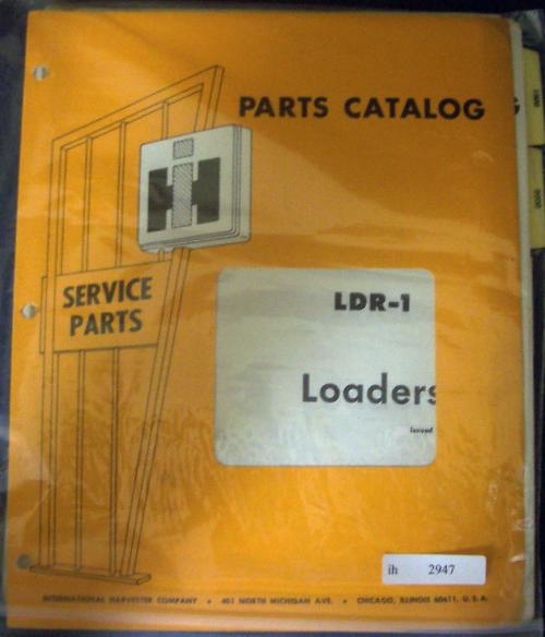 International ldr-1 loader parts manual