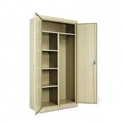 Alera assembled combo wardrobestorage cabinet