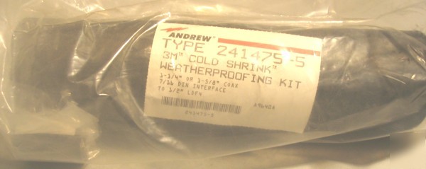 Andrew type 241475-5 3M cold shrink weatherproofing kit