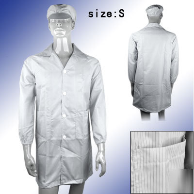 Anti-static lab size s smock clothes coat for adult