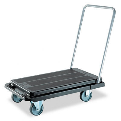 Heavy-duty platform cart, 500LB capacity black