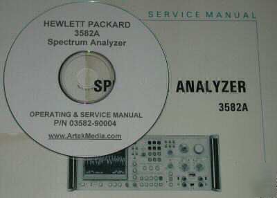 Hp 3582A service and operation manual