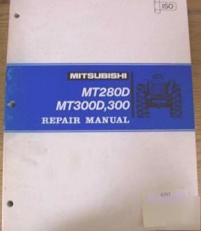 Mitsubishi MT280D MT300D 300 tractor repair manual