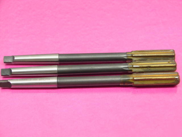 New lot of 19/32 .5937 hs reamer straight 6 flute w 1MT