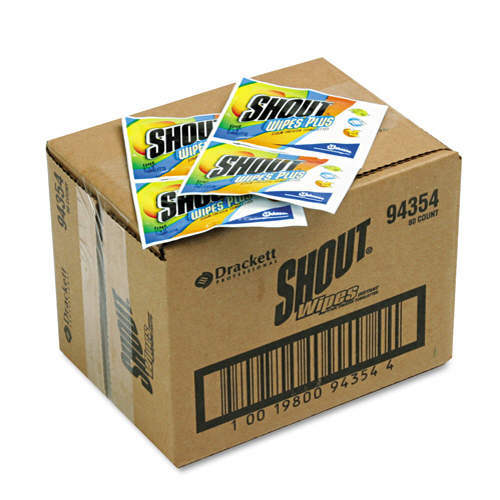 New shout instant stain treater wipes - 80 pack 