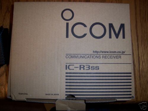 Used icom ic-R3 unblocked 0.495-2450 mhz ICR3 ic R3