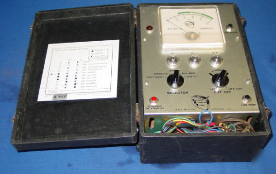 Vintage crt cathode rejuvenator tester tv model 400