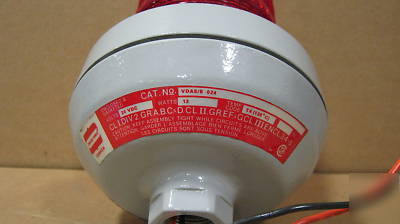 Hazardous location red strobe light 24VDC vdas/r/024