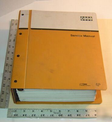 Case service manual - W14C loader - 1991 - excel cond.