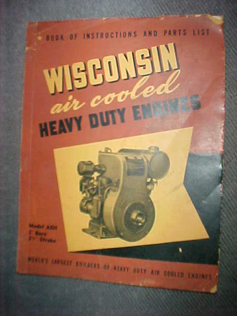 Wisconsin hd engines, instr. & parts list, model aeh 3