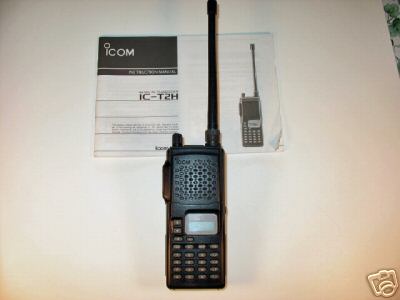 Icom ic-T2H 6 watts 136-174 tx/rx large spring clip