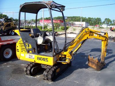 Jcb 8015 mini excavator, 297 hours, complete package