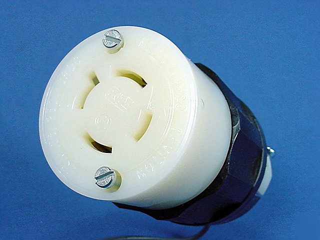 Leviton L14-20 locking connector plug 20A 125/250V