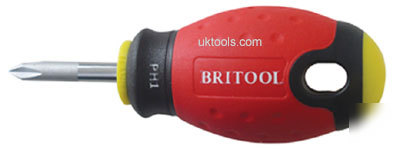 Britool screwdriver stubby parallel tip 30X6.5MM