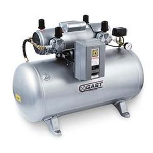 Gast 30 gallons shop air compressor M750X (tank mounted