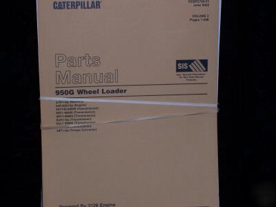 Original caterpillar 950 g wheel loader parts manual